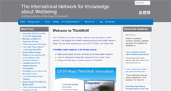 Desktop Screenshot of ithinkwell.org